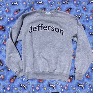 jefferson university champion eco sweatshirt